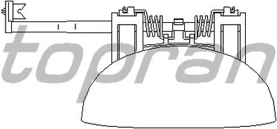 Ручка двери TOPRAN купить