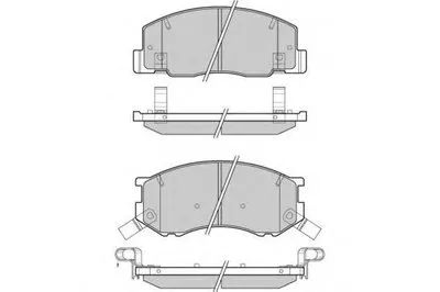 Комплект тормозных колодок, дисковый тормоз E.T.F. купить