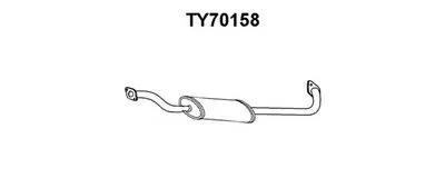 Предглушитель выхлопных газов VENEPORTE купить