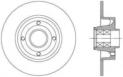Тормозной диск ADAPTIVE OPEN PARTS купить