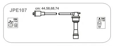Комплект проводов зажигания JANMOR купить