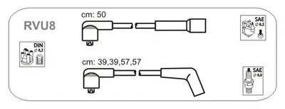 Комплект проводов зажигания JANMOR купить