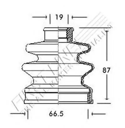 Пыльник, приводной вал FIRST LINE купить