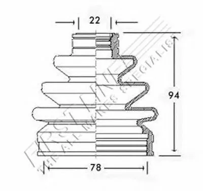 Пыльник, приводной вал FIRST LINE купить