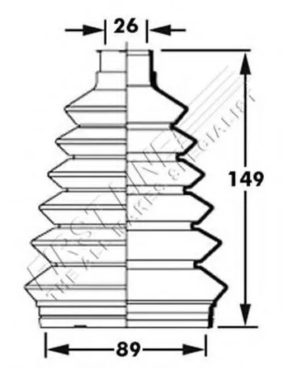 Пыльник, приводной вал FIRST LINE купить