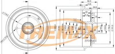 Тормозной барабан FREMAX купить