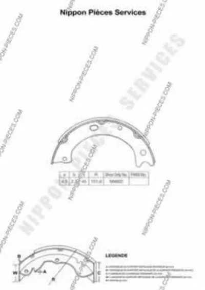 Комплект тормозных колодок NPS купить