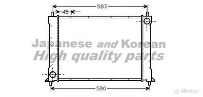 Радиатор, охлаждение двигателя ASHUKI купить