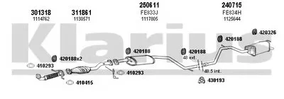 Система выпуска ОГ KLARIUS купить