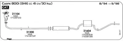 Система выпуска ОГ SIGAM купить