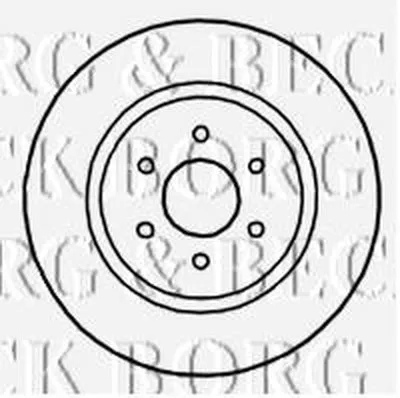 Тормозной диск BORG & BECK купить