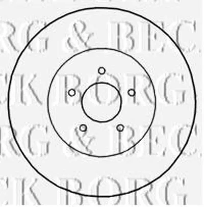 Тормозной диск BORG & BECK купить