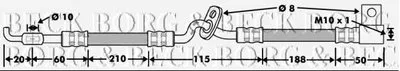 Тормозной шланг BORG & BECK купить