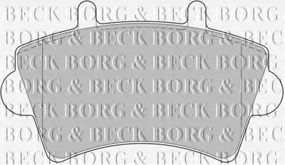 Комплект тормозных колодок, дисковый тормоз BORG & BECK купить