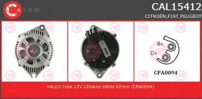 Генератор GENUINE SERIES CASCO купить