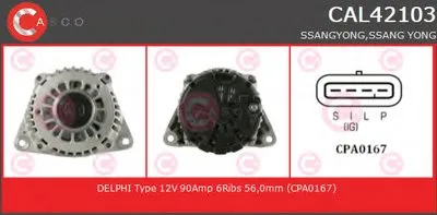 Генератор GENUINE SERIES CASCO купить