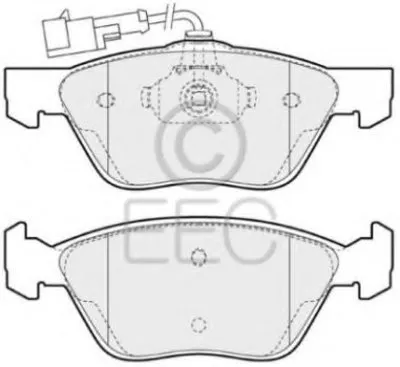 Комплект тормозных колодок, дисковый тормоз EEC купить
