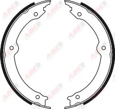 Комплект тормозных колодок, стояночная тормозная система ABE купить