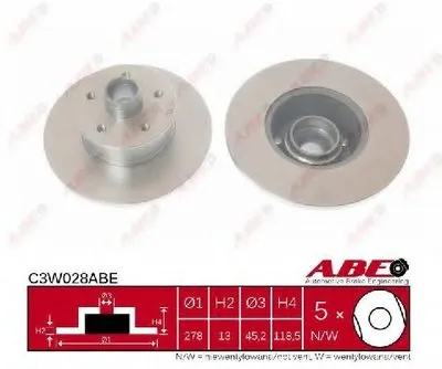Тормозной диск ABE купить