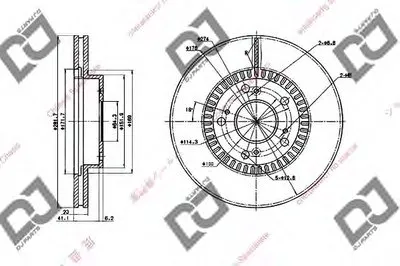 Тормозной диск DJ PARTS купить