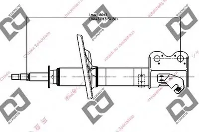Амортизатор DJ PARTS купить