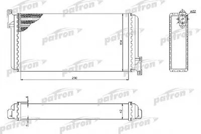Теплообменник, отопление салона PATRON купить