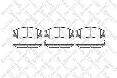 Комплект тормозных колодок, дисковый тормоз STELLOX купить