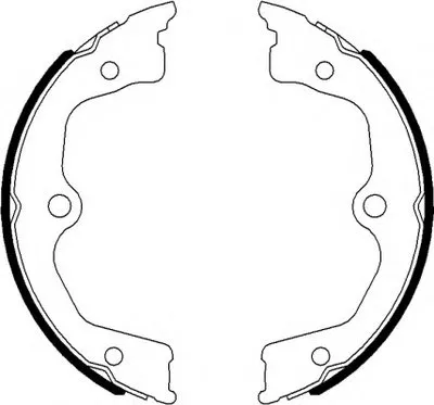 Комплект тормозных колодок, стояночная тормозная система HELLA PAGID купить