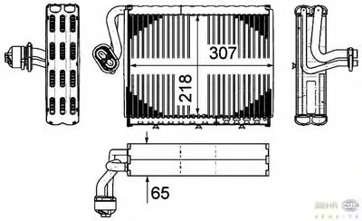 Испаритель, кондиционер BEHR HELLA SERVICE купить