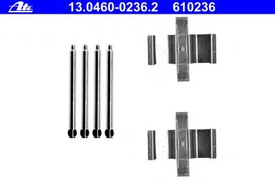 Комплектующие, колодки дискового тормоза ATE купить