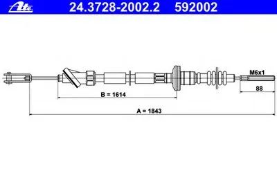 Тросик сцепления ATE купить