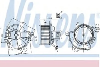 Вентиляция салона NISSENS купить
