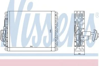 Испаритель, кондиционер NISSENS купить