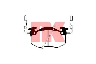 Комплект тормозных колодок, дисковый тормоз NK купить