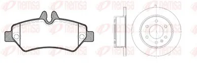 Комплект тормозов, дисковый тормозной механизм Twin Kit REMSA купить
