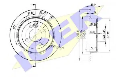 Тормозной диск ICER купить
