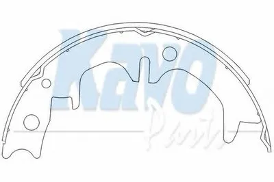 Комплект тормозных колодок KAVO PARTS купить