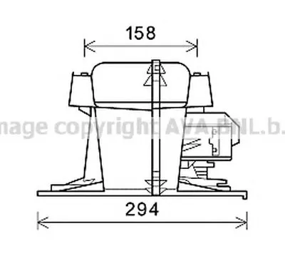 Электродвигатель, вентиляция салона AVA QUALITY COOLING купить