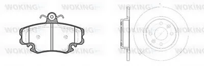 Комплект тормозов, дисковый тормозной механизм WOKING купить