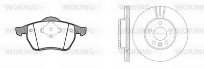 Комплект тормозов, дисковый тормозной механизм WOKING купить