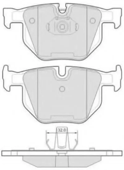 Комплект тормозных колодок, дисковый тормоз FREMAX купить