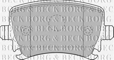 Комплект тормозных колодок, дисковый тормоз BORG & BECK купить
