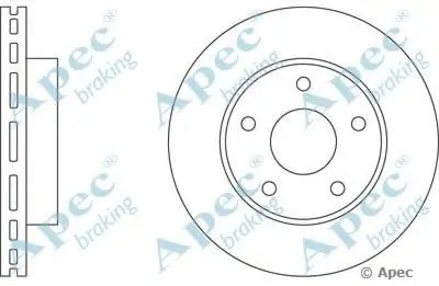 Тормозной диск APEC braking купить