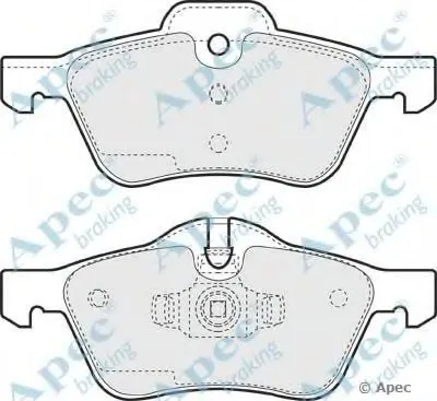 Комплект тормозных колодок, дисковый тормоз APEC braking купить