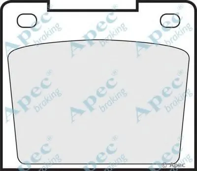 Комплект тормозных колодок, дисковый тормоз APEC braking купить
