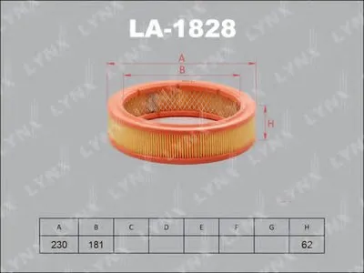 Воздушный фильтр LYNXauto купить