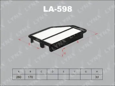 Воздушный фильтр LYNXauto купить