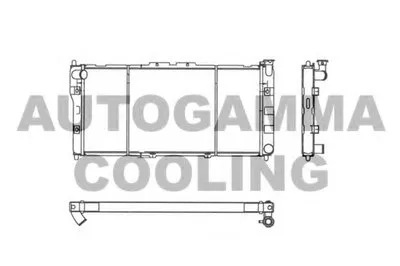 Радиатор, охлаждение двигателя AUTOGAMMA купить