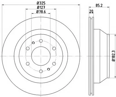 Тормозной диск PRO HELLA купить