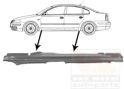 Накладка порога VAN WEZEL купить